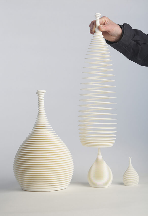 Ron Arad 4 white vases