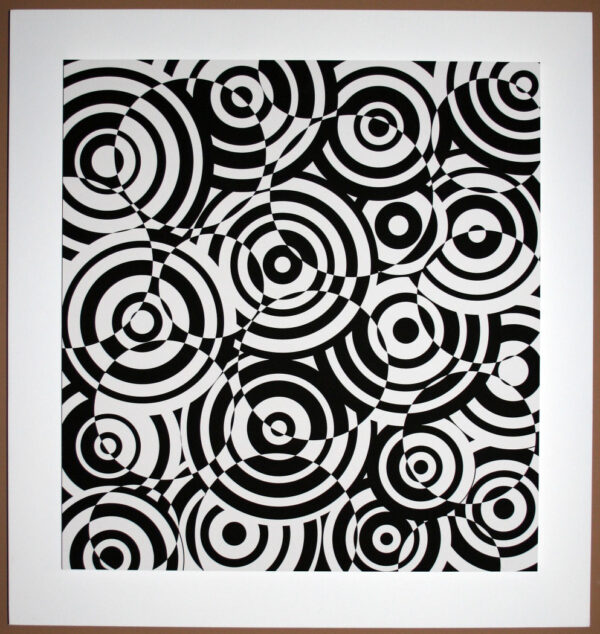 antonio asis interferences cercles noir et blanc editionsmak Mike-Art