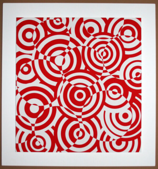 antonio asis interferences cercles rouge et blanc editionsMAK Mike-Art