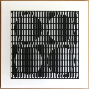 antonio asis vibration 4 cercles noir et blanc editionsMAK Mike-Art