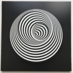 'Marina Apollonio' Vertigo ' Dinamica Circolare 6B Ruotato' editionsmak 'Mike-Art-Kunst'