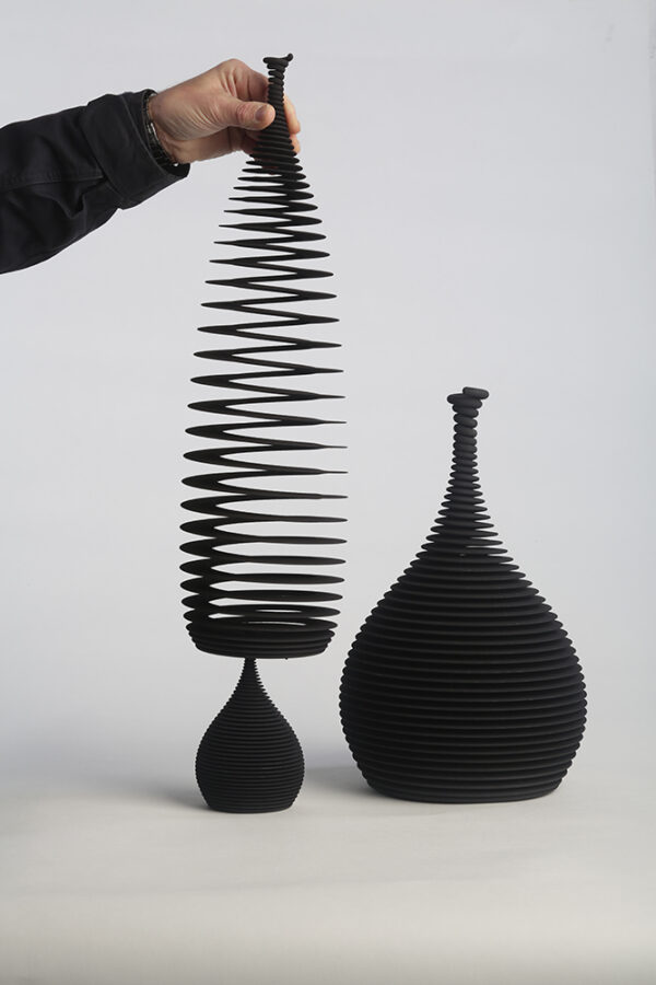 Ron arad black vases