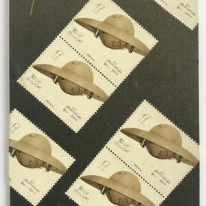 panamarenko jouet de l espace stamps timbres collage mike-art
