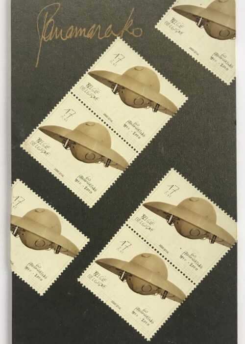panamarenko jouet de l espace stamps timbres collage mike-art