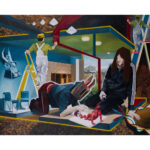 kriki die meese acrylic painting mike-art-kunst