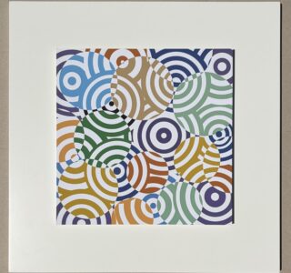 Antonio Asis Interferences cercles de couleur arc en ciel